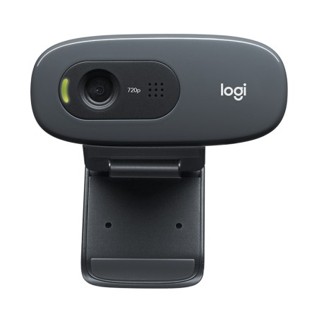 Logitech C270 Webcam HD 720p - 3Mpx - USB 2.0 - Microphone intégré - Angle de vision 60º