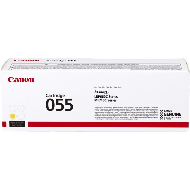 Canon toner 055 Y jaune Canon toner 055 Y jaune