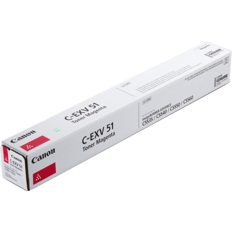 ✅ Canon Toner magenta C-EXV51m (0483C002) couleur magenta en stock