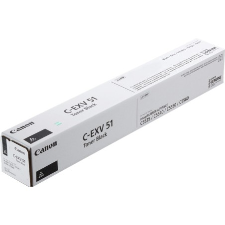 ✅ Canon Toner noir C-EXV51bk (0481C002) couleur Noir en stock