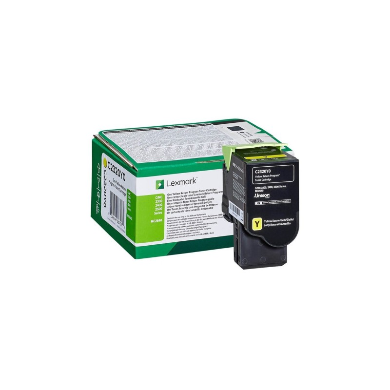 Lexmark toner C2320Y0 jaune Lexmark toner C2320Y0 jaune
