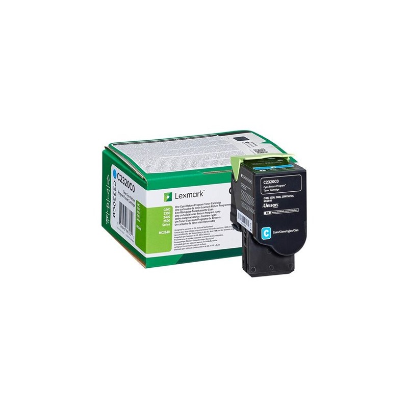 Lexmark toner C2320C0 cyan