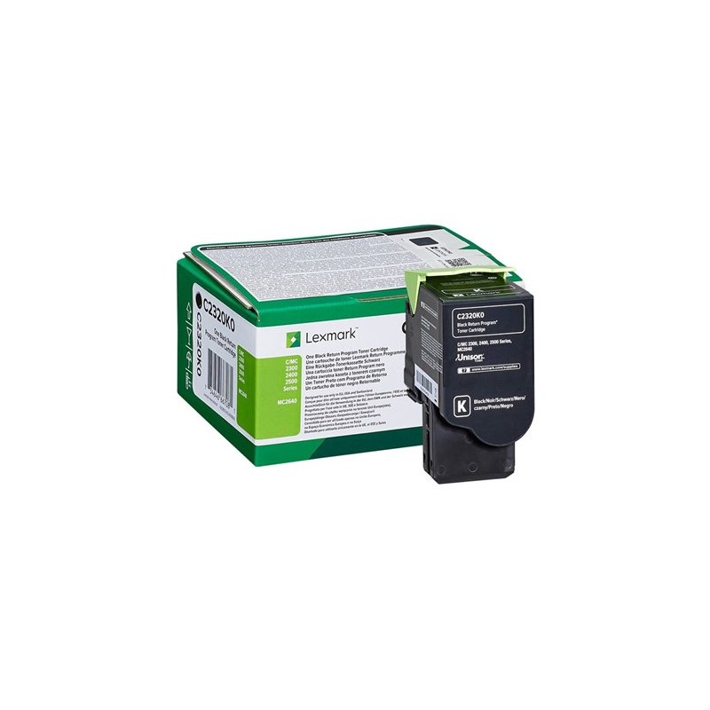 Lexmark toner C2320K0 noir