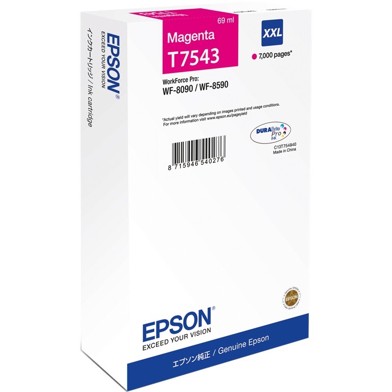 Epson cartouche encre T7543 (C13T754340) magenta