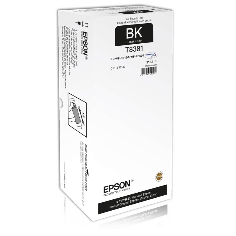 Epson cartouche encre T838 (C13T838140 ) noir