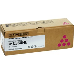 ✅ Ricoh toner 408186 (SP C360HE) magenta couleur magenta en stock