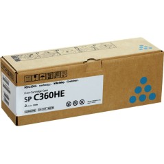 ✅ Ricoh toner 408185 (SP C360HE) cyan couleur cyan en stock