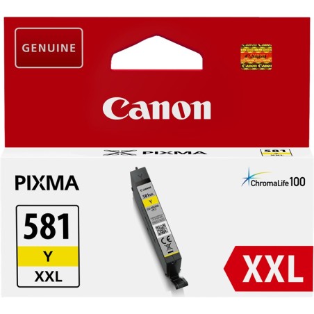 ✅ Canon cartouche encre CLI-581 XXL jaune couleur jaune en stock