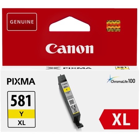 ✅ Canon cartouche encre CLI-581Y XL Y Jaune couleur jaune en stock