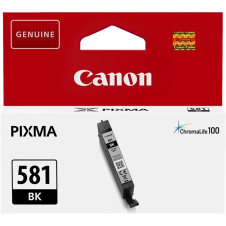 ✅ Canon cartouche encre CLI-581 BK Noir couleur Noir en stock