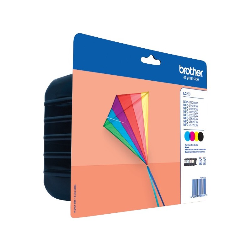 Brother pack LC-223, 4 cartouches