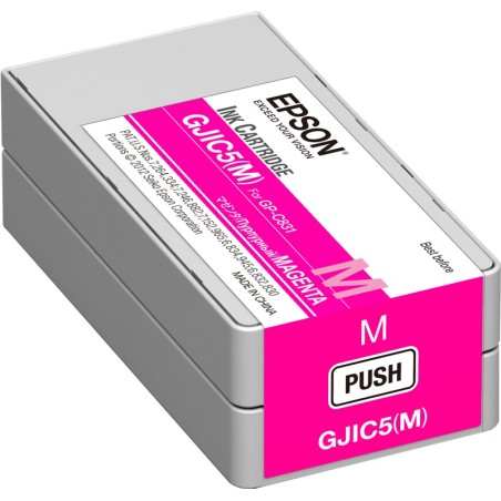 ✅ Epson cartouche encre GJIC5(M) (C13S020565) magenta couleur magenta en stock