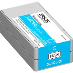 ✅ Epson cartouche encre GJIC5(C) (C13S020564) cyan couleur cyan en stock