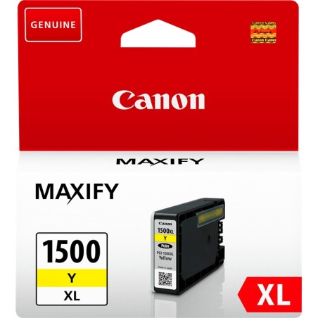 ✅ Canon Cartouche encre PGI-1500y XL (9195B001) jaune couleur jaune en stock