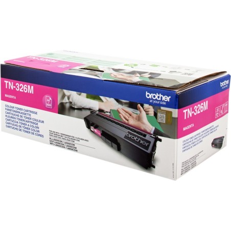 ✅ Brother TN-326M Toner magenta couleur magenta en stock