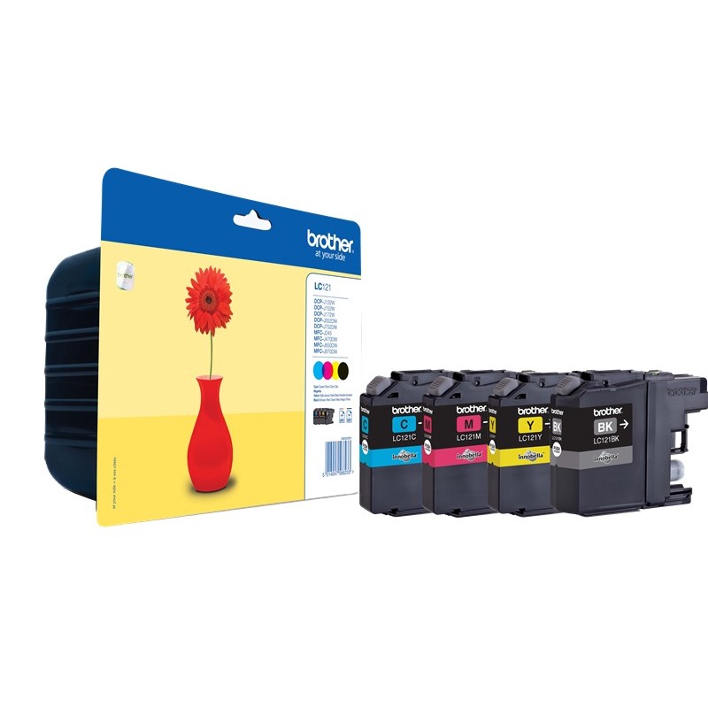 Brother Multipack LC121 4 cartouches