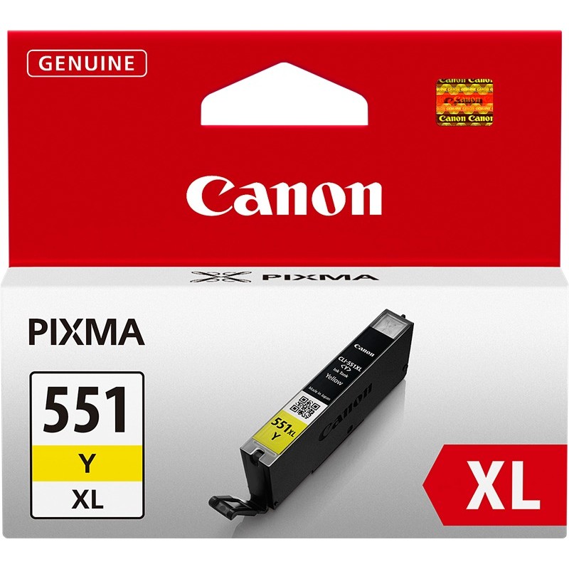 Canon cartouche encre CLI-551 XL jaune