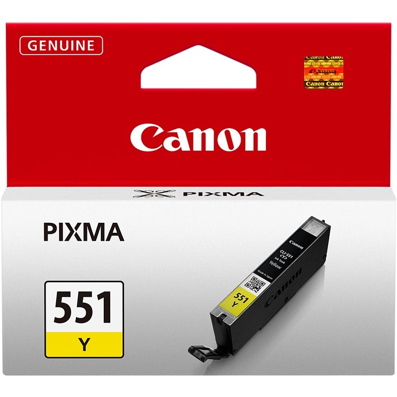 Canon cartouche encre CLI-551 Y jaune Canon cartouche encre CLI-551 Y jaune