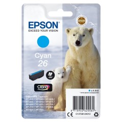 ✅ Epson cartouche encre 26 cyan couleur cyan en stock