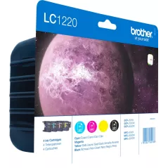 Brother Multipack LC1220VALBPDR Noir/ Cyan / Magenta / Jaune