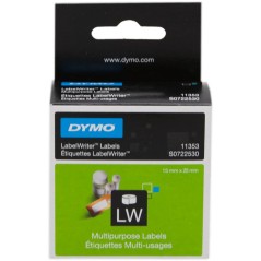 ✅ DYMO S0722530 (11353) Etiquettes multi-usages couleur Blanc en stock