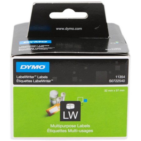 ✅ DYMO S0722540 (11354) Etiquettes multi-usages couleur Blanc en stock