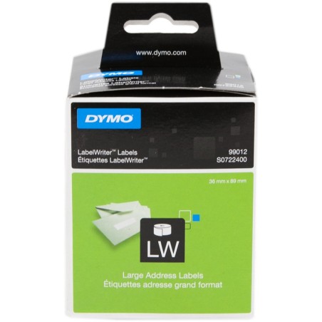 ✅ DYMO S0722400 (99012) Etiquettes multi-usages couleur Blanc en stock