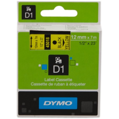 ✅ DYMO S0720580 (45018) Ruban Noir sur jaune couleur Noir/jaune en stock