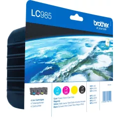 Brother Pack 4 cartouches LC985 couleur