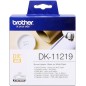 Brother Rouleau étiquettes DK-11219 Noir sur blanc, 12 mm de diamètre