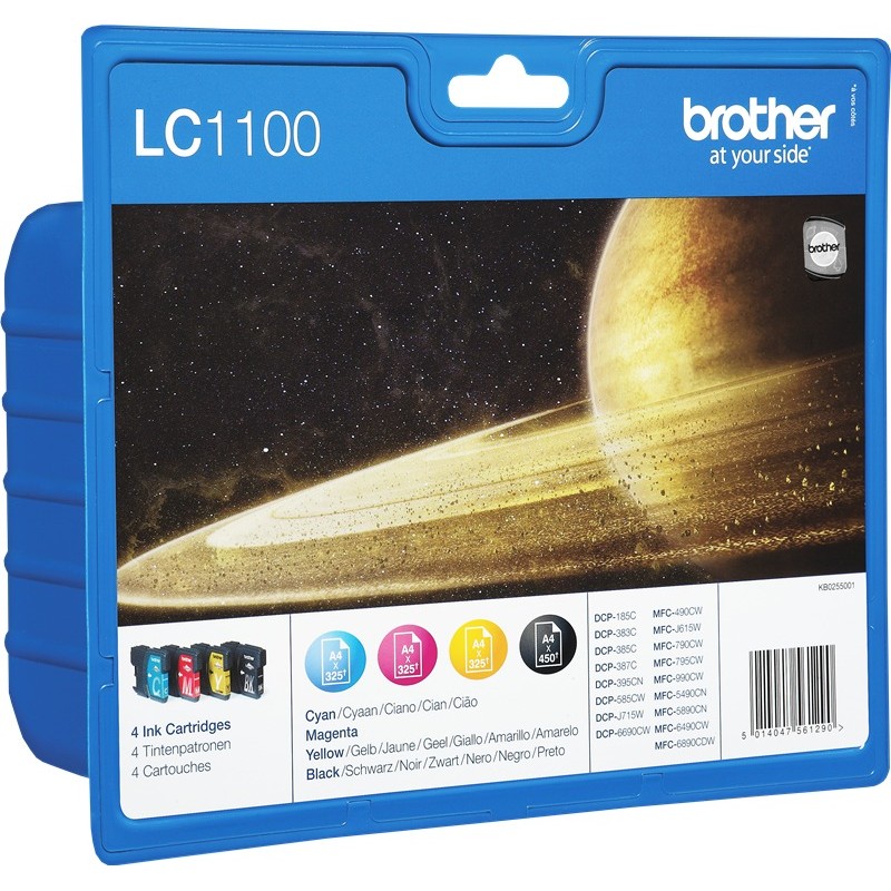 Brother pack LC-1100, 4 cartouches