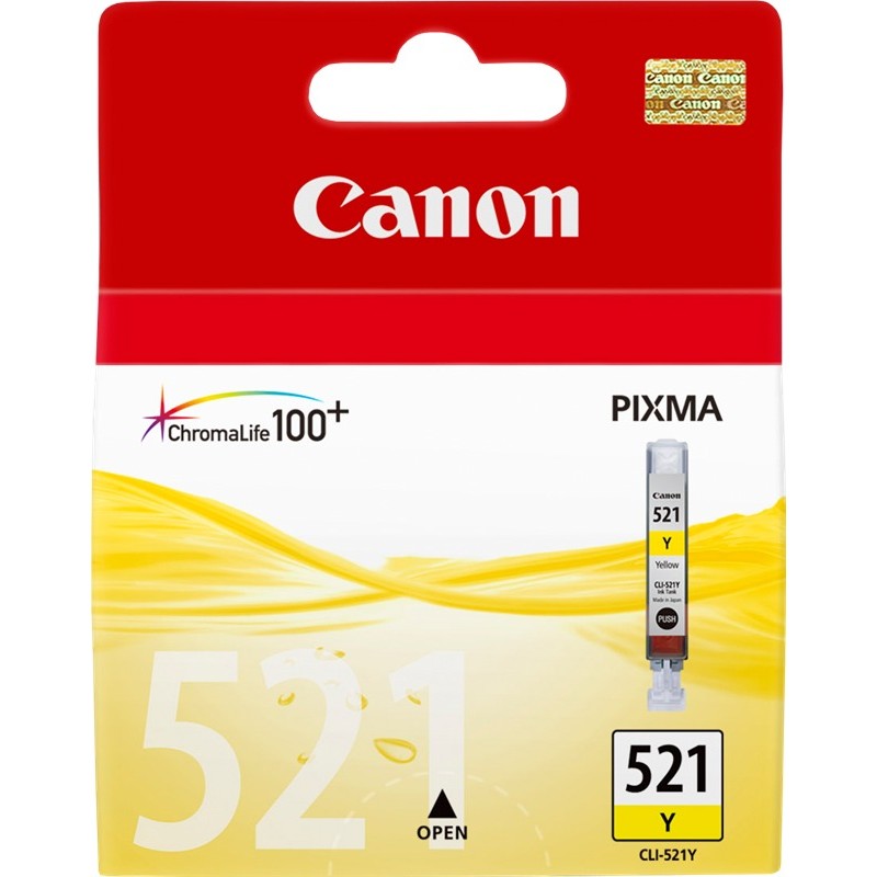 Canon cartouche encre CLI-521Y jaune Canon cartouche encre CLI-521Y jaune