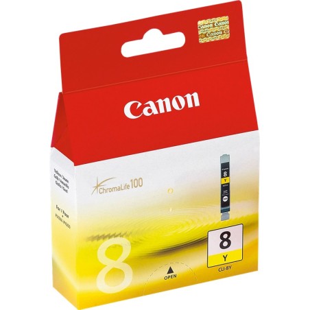 ✅ Canon cartouche encre CLI-8Y jaune couleur jaune en stock