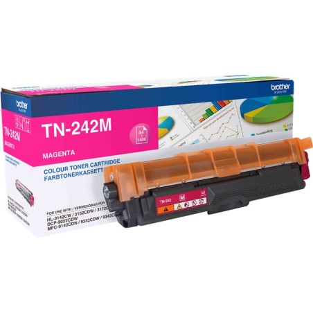 ✅ Brother Toner TN-242M magenta couleur magenta en stock