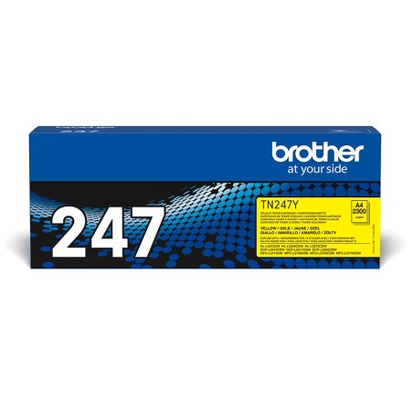 ✅ Brother Toner TN-247 Y Jaune couleur jaune en stock