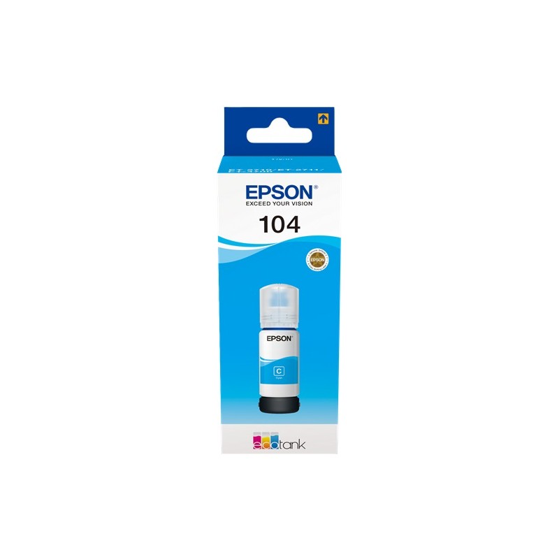 Epson bouteille encre 104 cyan