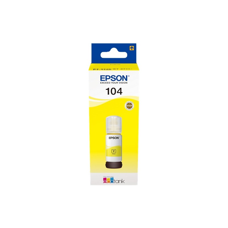 Epson bouteille encre 104 jaune