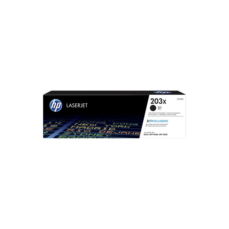 HP Toner 203X (CF540X) Noir