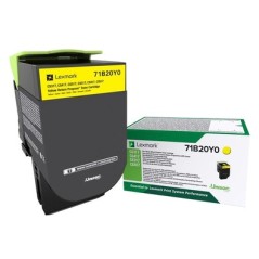 ✅ Lexmark toner 71B20Y0 jaune couleur jaune en stock