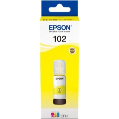 ✅ Epson bouteille encre 102 jaune couleur jaune en stock