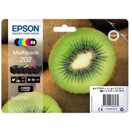 ✅ Epson Multipack 202, 5 cartouches couleur pack en stock