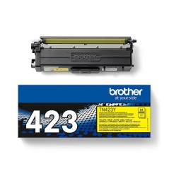 ✅ Brother Toner TN-423 Y Jaune couleur jaune en stock