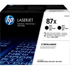 ✅ HP Toner 87X (CF287XD) Multipack Noir couleur Pack 2 noir en stock