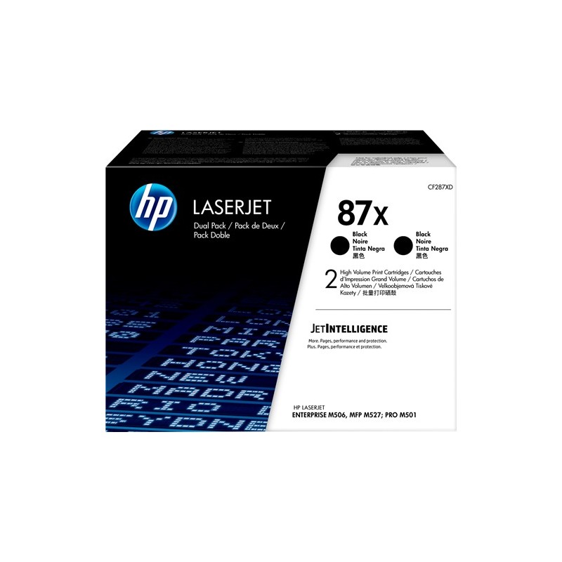 HP Toner 87X (CF287XD) Multipack Noir HP Toner 87X (CF287XD) Multipack Noir