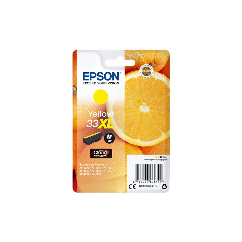 Epson cartouche encre 33XL jaune