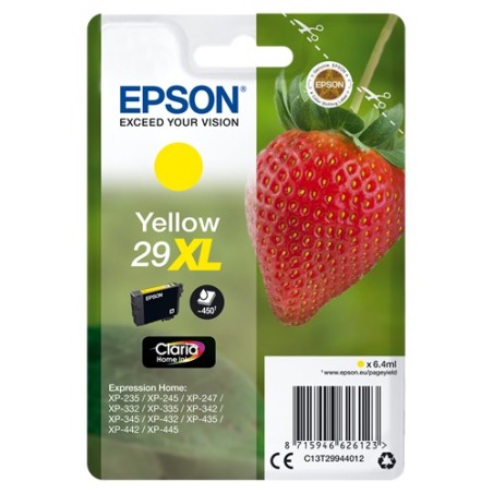 ✅ Epson cartouche encre T29XL jaune couleur jaune en stock