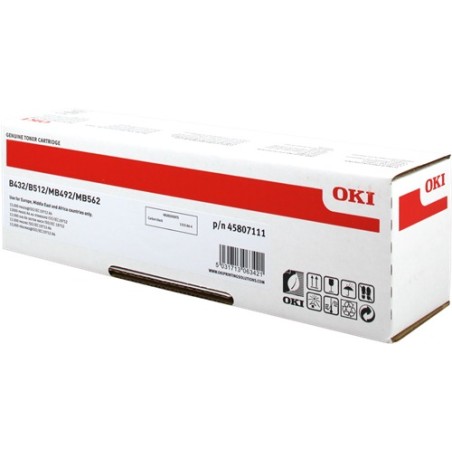 ✅ OKI toner 45807111 XXL noir couleur Noir en stock