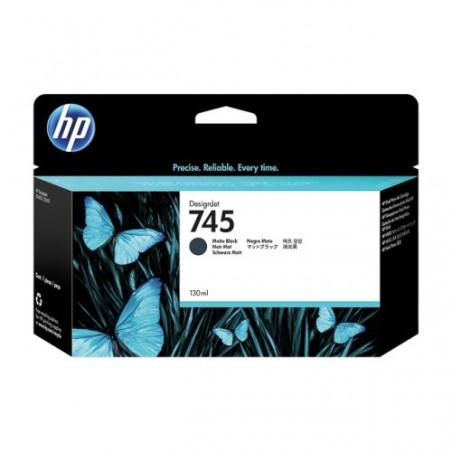 ✅ HP Cartouche encre 745 (F9J99A) noir mat couleur Noir en stock