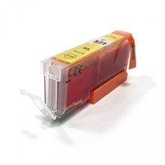 ✅ Cartouche compatible avec CANON CLI-571 XL Y Jaune couleur jaune en stock