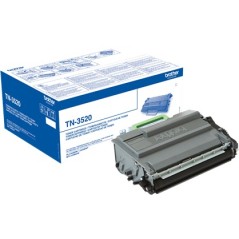 ✅ Brother Toner TN-3520 Noir couleur Noir en stock